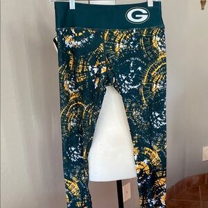 Green Bay Packers ladies leggings - Green and Yellow